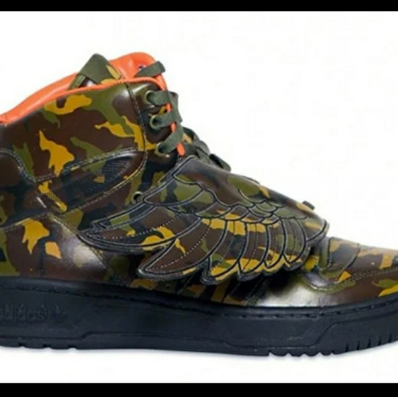Adidas Jeremy Scott JS Camo Wings Sneakers NWOT - Picture 2 of 14